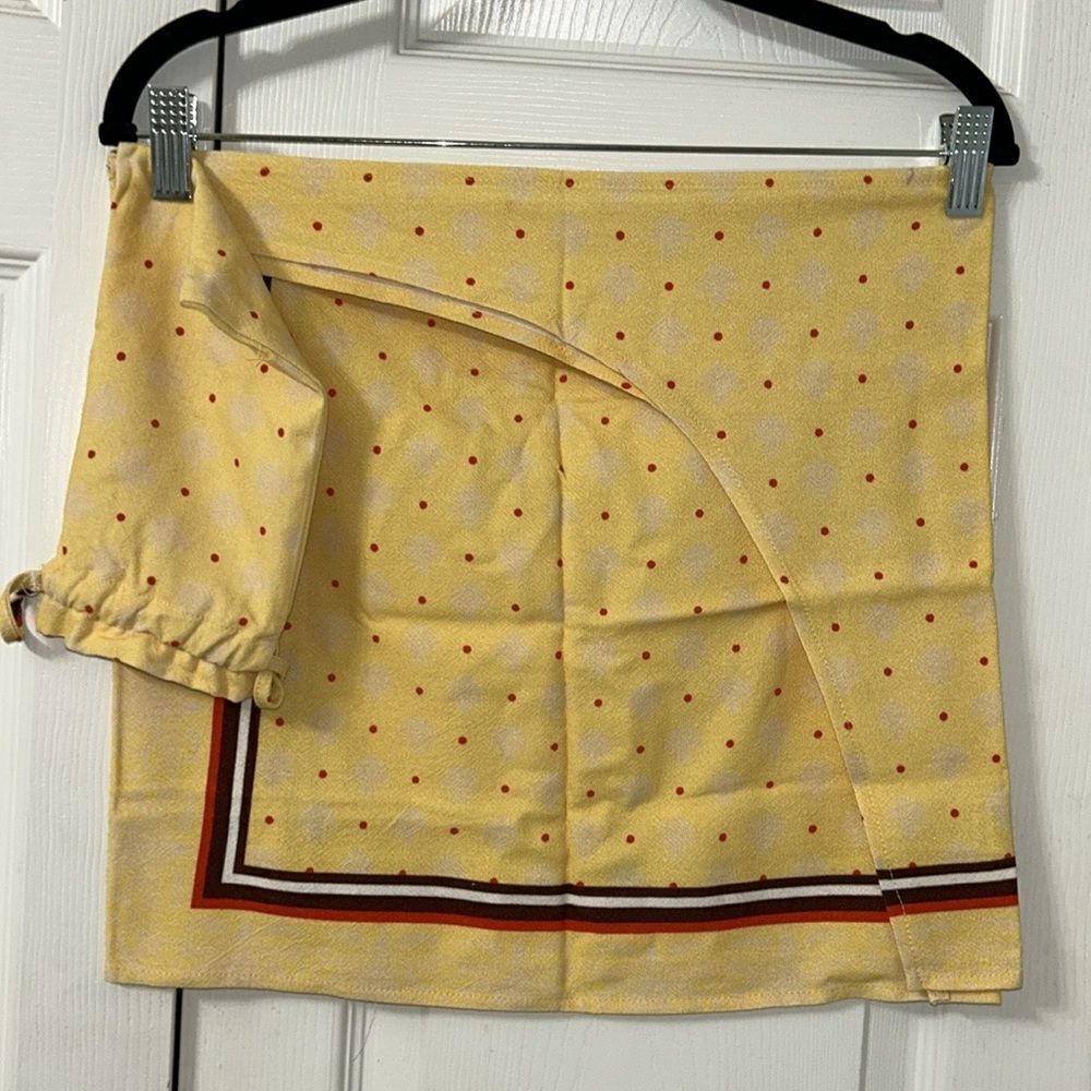 Free People Yellow Pattern Linen Blend Sarong(One size) - Picture 5 of 6